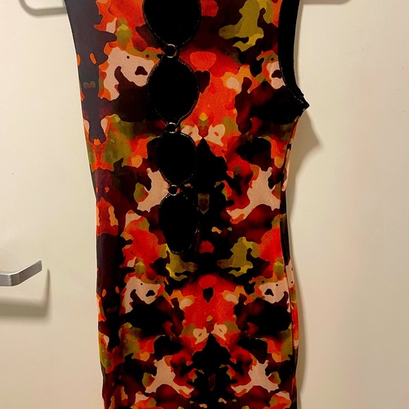 Lace cut out front mini dress - Picture 1 of 3